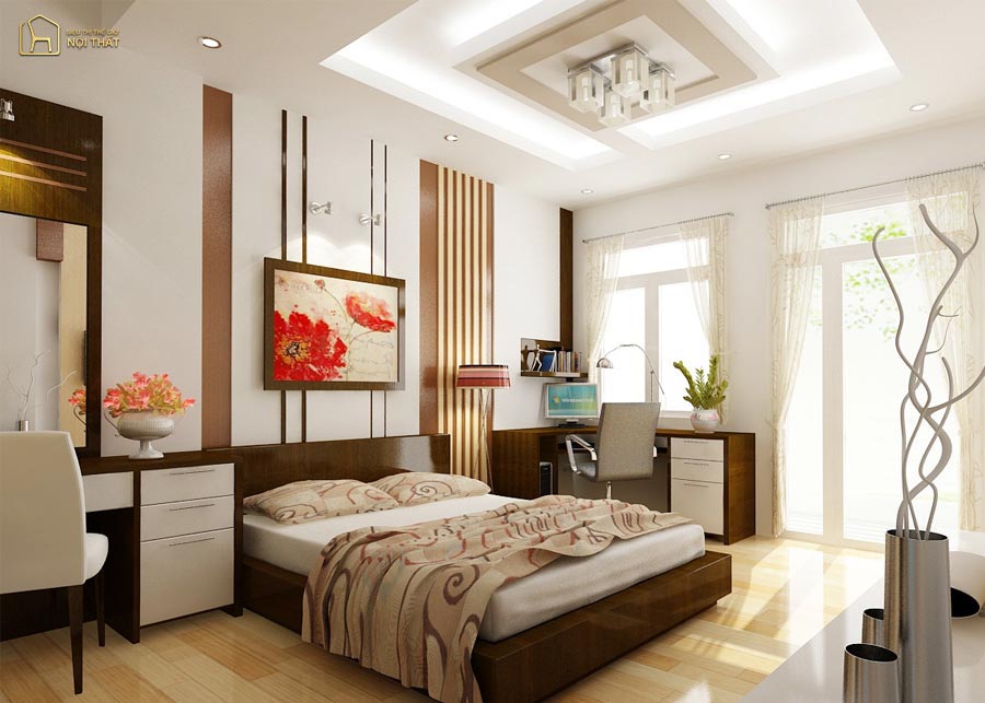 Lưu ý khi bố trí ánh sáng phòng ngủ