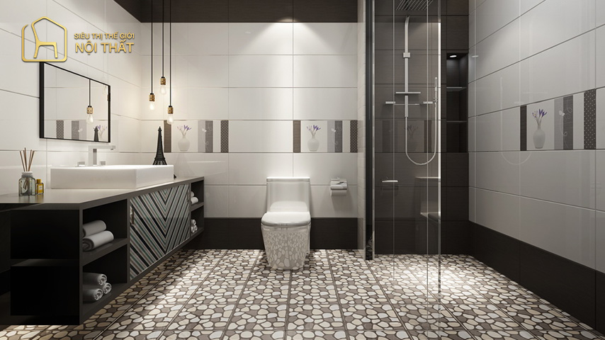 Gạch Taicera được thiết kế đơn giản nhưng kết cấu chắc chắn, chống thấm cực tốt