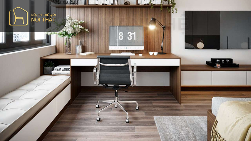 Phòng ngủ chính thiết kế theo phong cách luxury tạo nên vẻ đẹp tinh tế sang trọng cho căn phòng