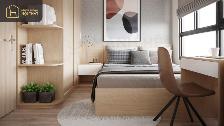 Cách trang trí phòng ngủ nhỏ 6m2