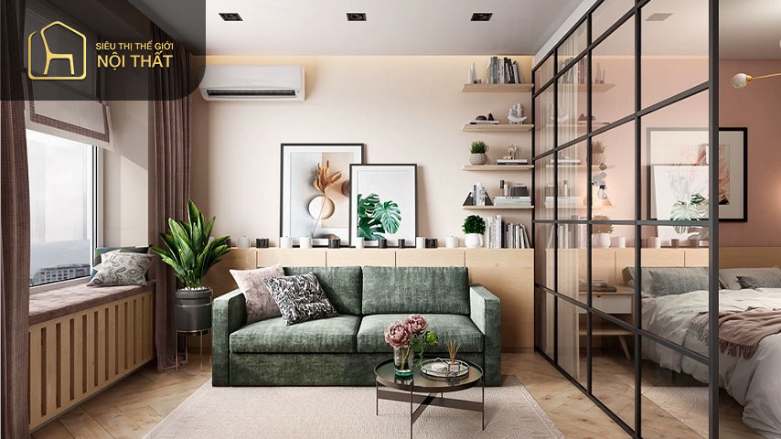 Mẫu thiết kế mẫu nhà chung cư diện tích nhỏ 40m2