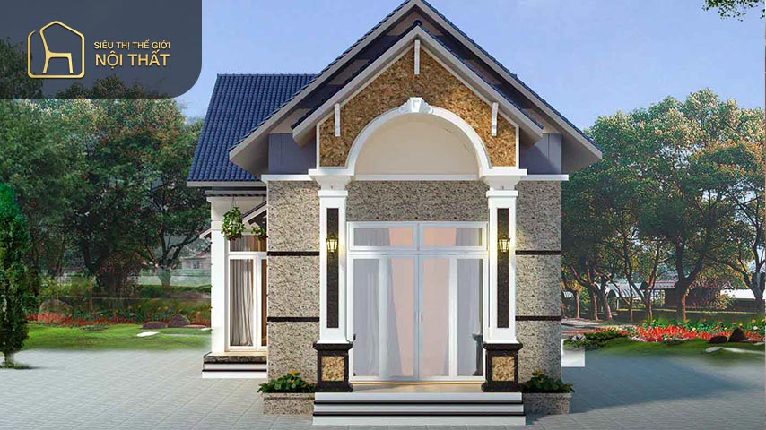 Mẫu thiết kế mẫu nhà mái thái cấp 4