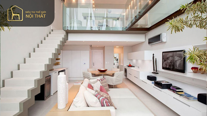 Mẫu thiết kế mẫu nhà 40m2 có gác lửng