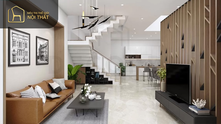 Thiết kế nhà 70m2 3 phòng ngủ nên bố trí nội thất khoa học để đảm bảo không gian thoáng đãng và tiện lợi trong sinh hoạt