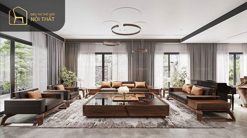 Mẫu nội thất chung cư 100m2 bằng gỗ công nghiệp vừa đẹp vừa tiết kiệm chi phí