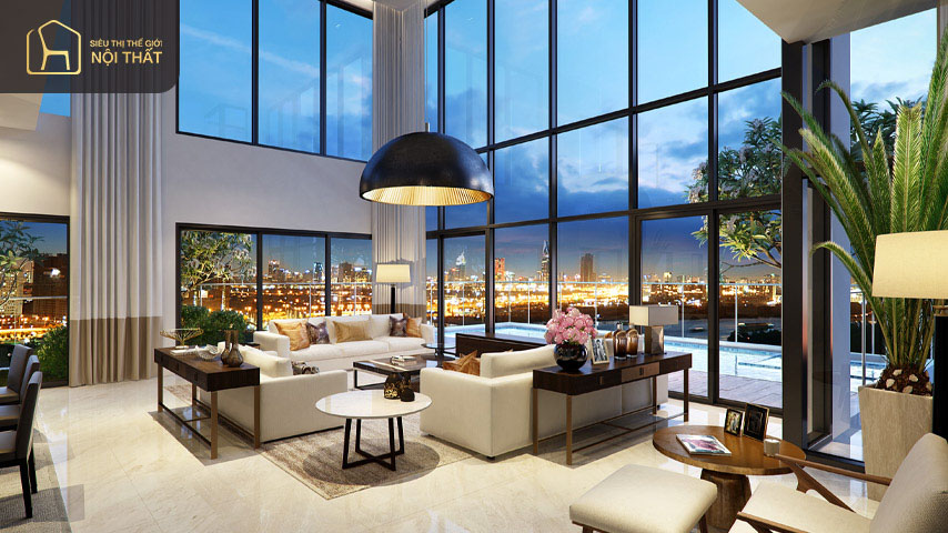 Tính hiện đại và đẳng cấp sang trọng của penthouse chỉ dành cho khách hàng có tài chính vững vàng