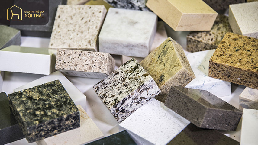 Đá solid surface có độ cứng cao, khả năng chống chịu lực tốt kể cả những tác động từ môi trường bên ngoài