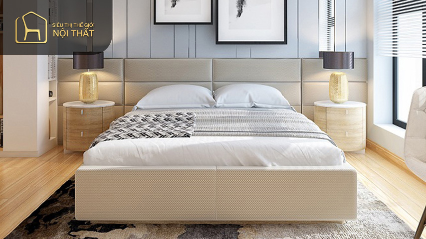 Thiết kế phòng ngủ diện tích 9m2 với phong cách Luxury sẽ tạo nên sự sang trọng và đẳng cấp