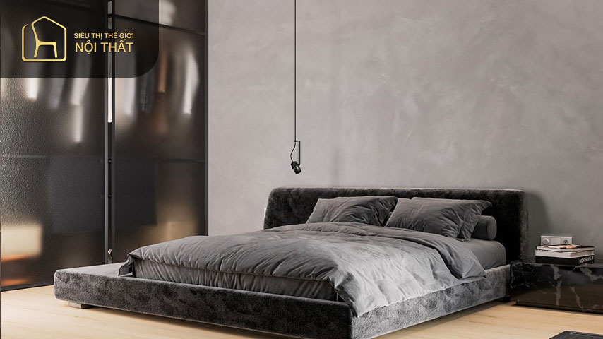 Phòng ngủ 12m2 nên được thiết kế đơn giản để tạo sự rộng rãi
