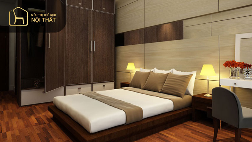 Phòng ngủ 13m2 nên sử dụng gam màu sáng trang trí cho căn phòng