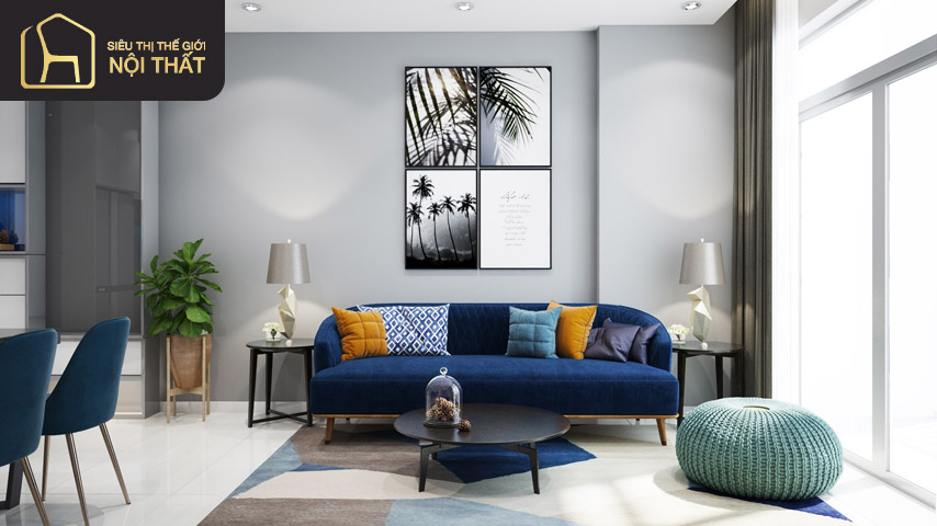 Thiết kế nội thất căn chung cư 70m2 phải đảm bảo tối đa diện tích và công năng sử dụng, đem đến sự sang trọng, rộng rãi thoải mái cho gia chủ