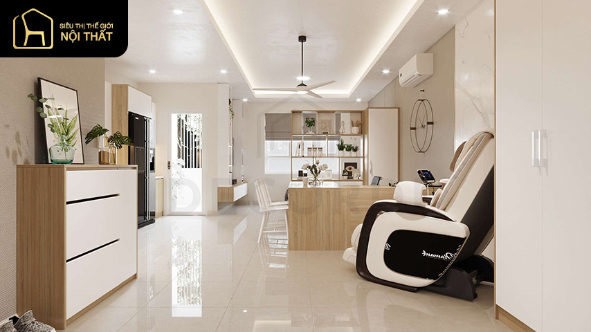thiết kế nội thất chung cư 45m2