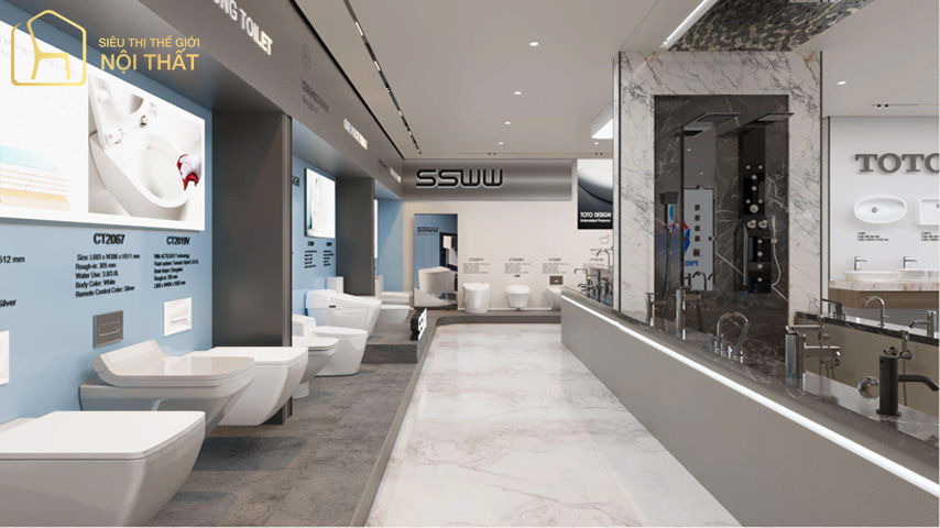 showroom thiết bị vệ sinh Toto tại Phan Thiết