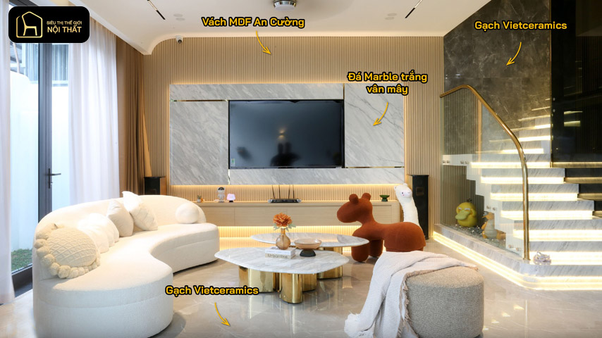 Xu hướng vật liệu nội thất 2024 