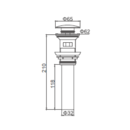 Alternative view of BỘ XẢ LAVABO SSWW FF0214RG