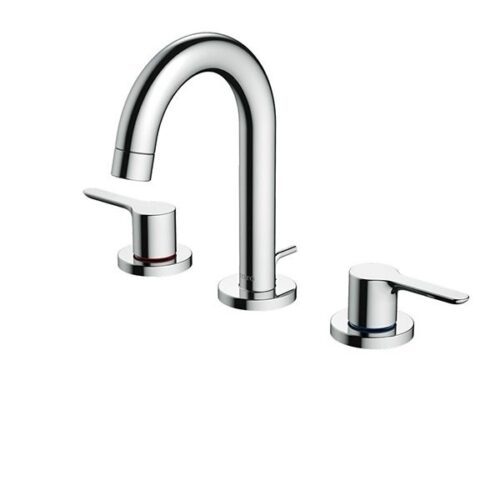 Vòi chậu tay vặn nóng lạnh LB (3 lỗ)
