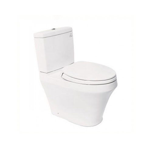 Bàn cầu hai khối, nắp đóng êm kèm vòi rửa nước lạnh TCW07S