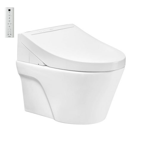 TCF24410AAA#NW1 WH172A MB170P#SS Bàn cầu treo tường Avante thế hệ mới, kèm nắp rửa điện tử WASHLET dòng C5 - TCF24410AAA