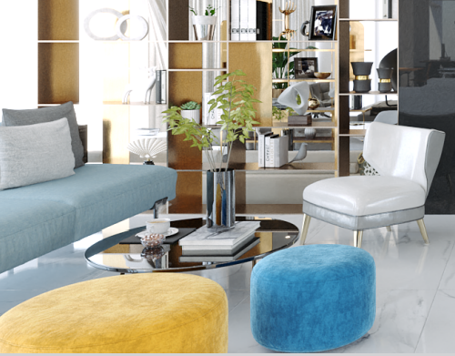 Sofa đôn tròn 400